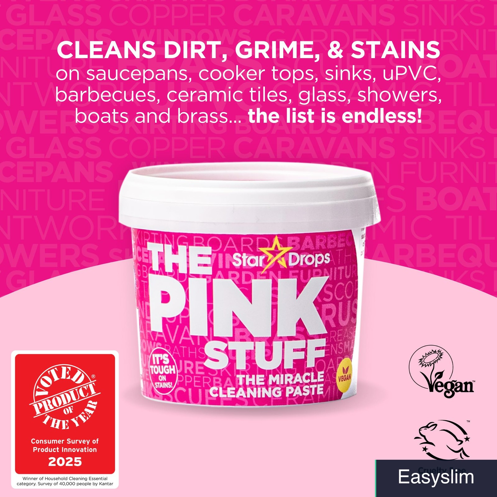 Cleaning Paste and Sponge Bundle Non-Scratch All Surfaces 0.5 oz