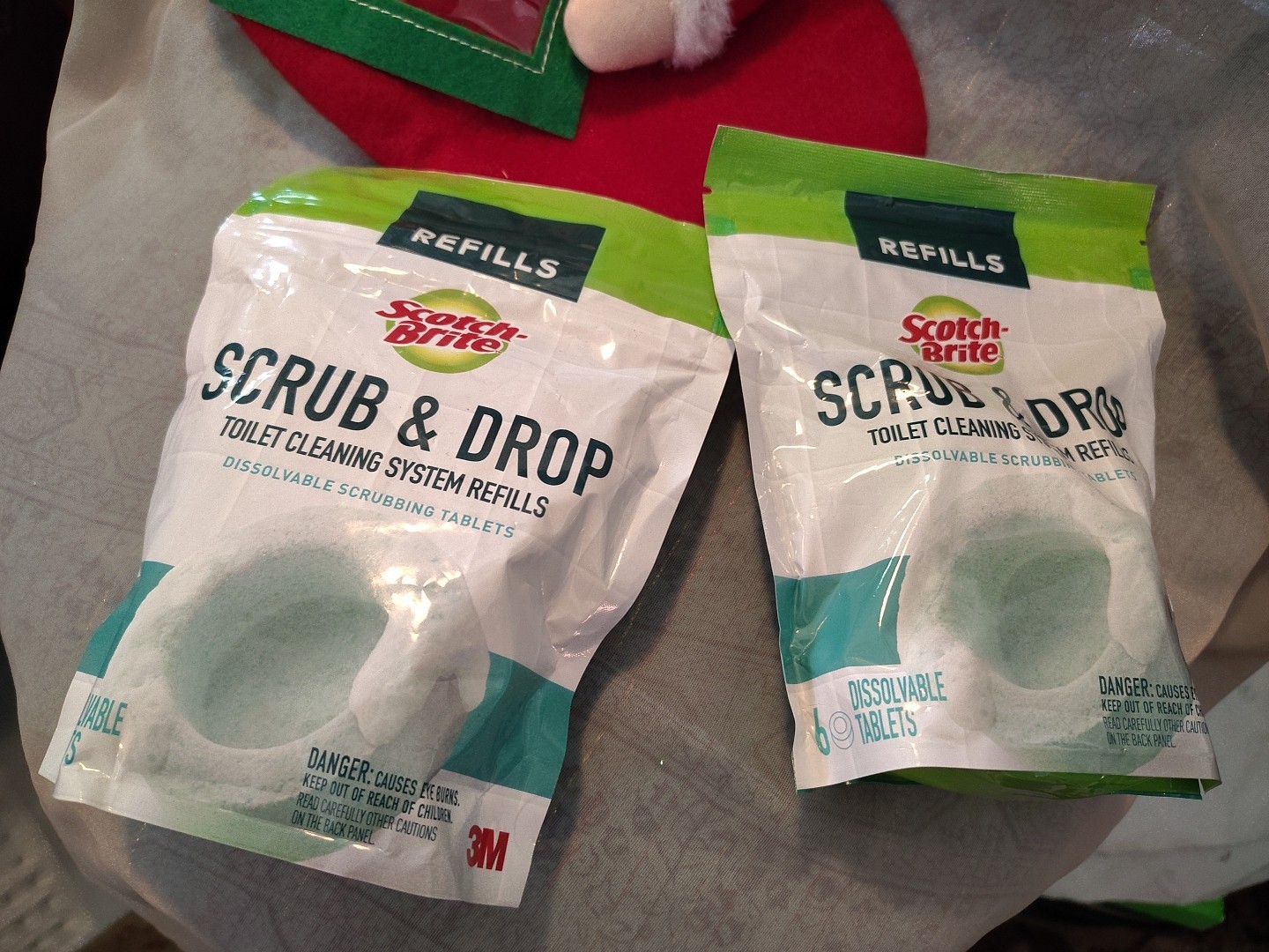 ~ Scotch Brite SCRUB & DROP ~ Toilet Cleaning System Refills 6 Tablets