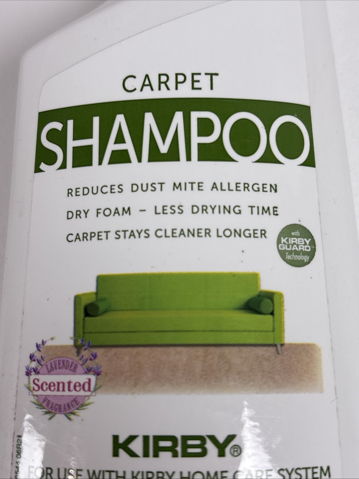 Kirby Carpet Shampoo Lavender Scent 12 Oz Sealed #252602