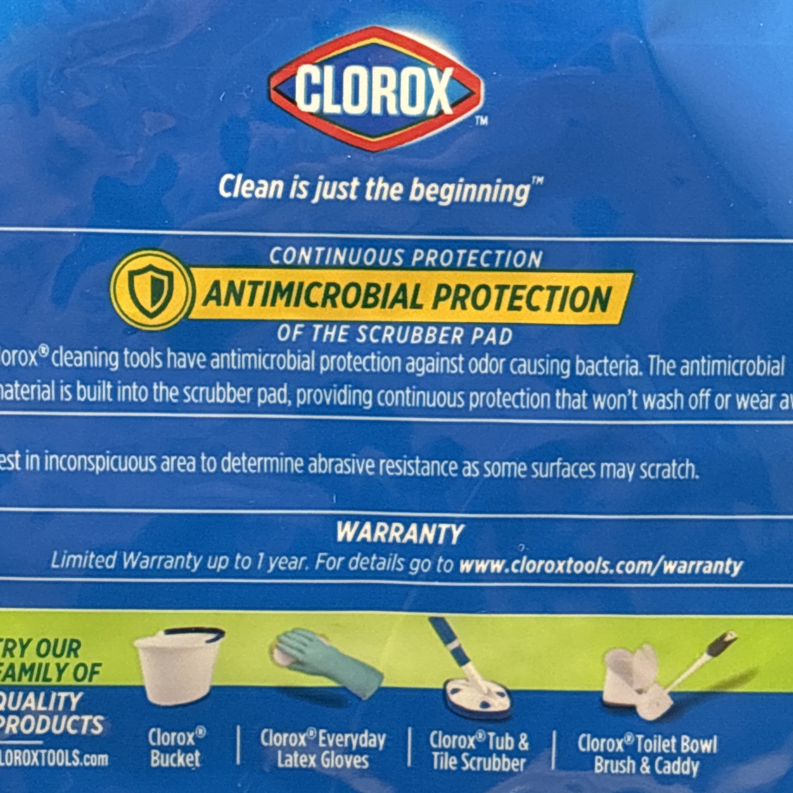 4 X Clorox Tub & Tile Scrubber Refill Non-Scratch Pads (B46