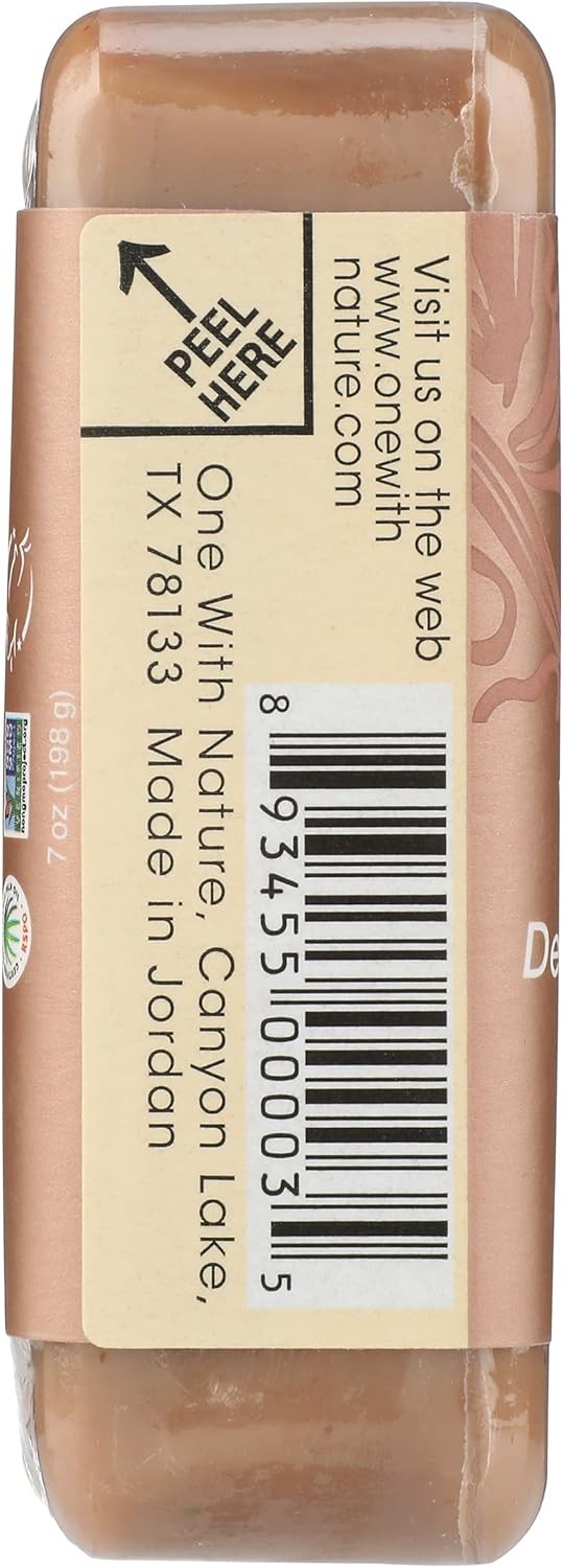 One With Vanilla Oatmeal Dead Sea Soap, 7 Ounce Bar