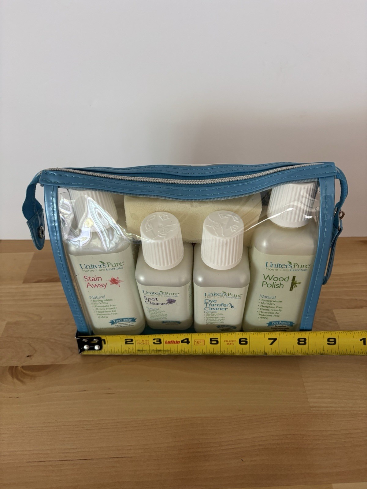 UNITERS PURE Home Care Essentials Natural Cleaner Kit Furniture Wood Leather NEW