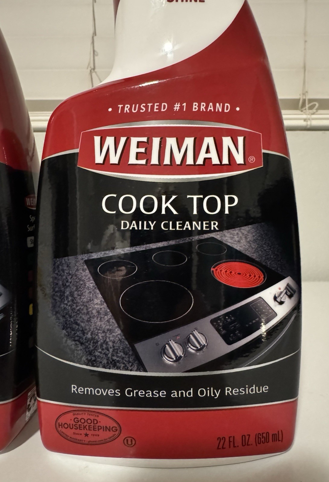 2-Pack~ WEIMAN Glass Ceramic Stove Range COOK TOP DAILY CLEANER 22 Ounce