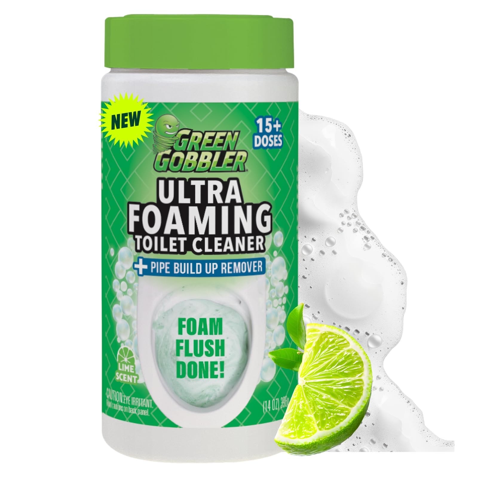 Ultra Foaming Toilet Cleaner – 15+ Doses, Self-Activated Foam, Tough Stain Remov