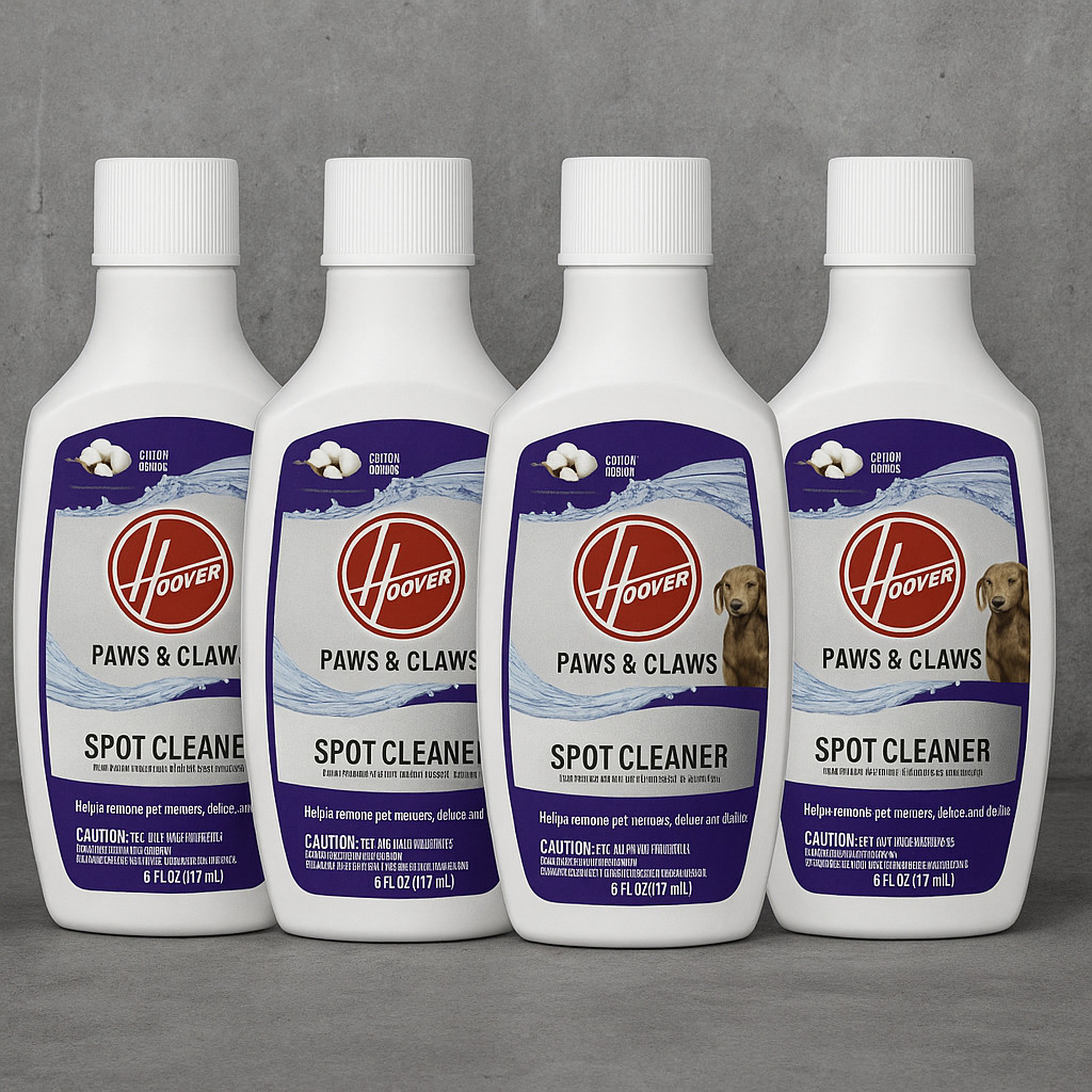 4pcs Hoover Paws & Claws Spot Cleaner Carpet Cleaning Formula 6 oz Free Shipping