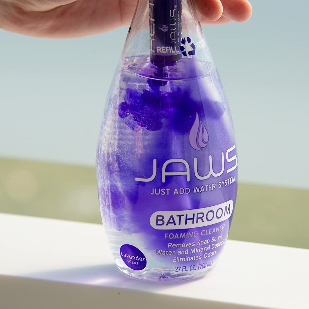 Bathroom Cleaning Kit. Refillable Cleaning Supplies.