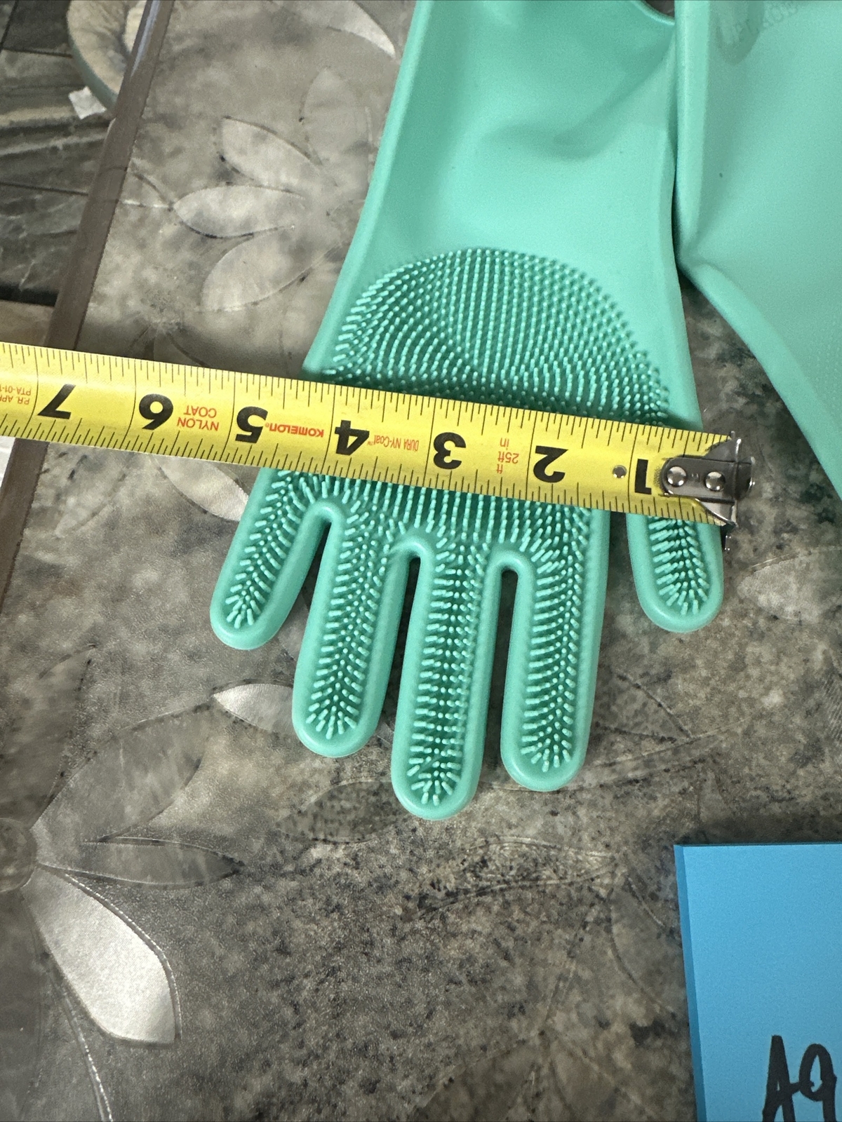 Beekman 1802 Cleaning Dishwashing Scrubber Silicone Gloves Green Sz Small New