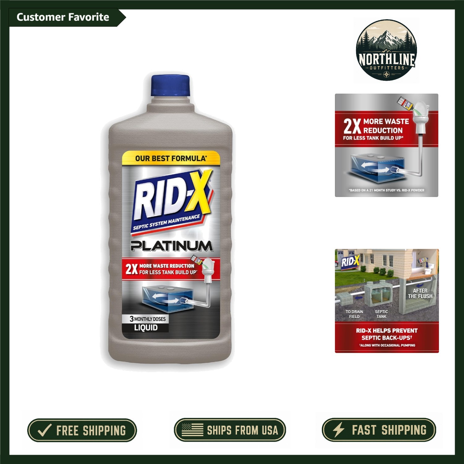 Advanced Septic Tank Liquid Treatment – 3 Supply, Superior Waste Reduction