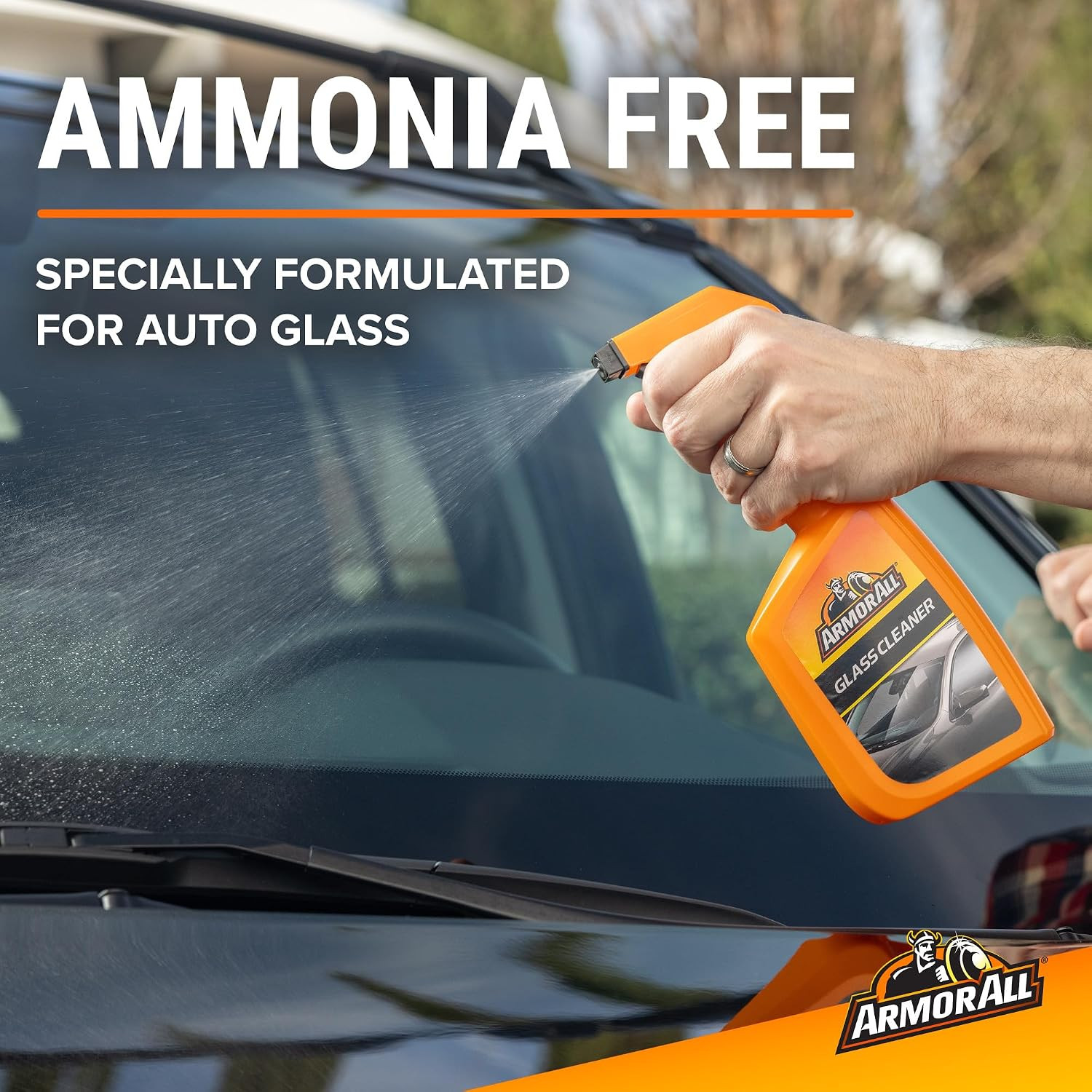 Liquid Auto Glass Cleaner by , Glass Cleaners for Cars, Trucks, 22 Fl