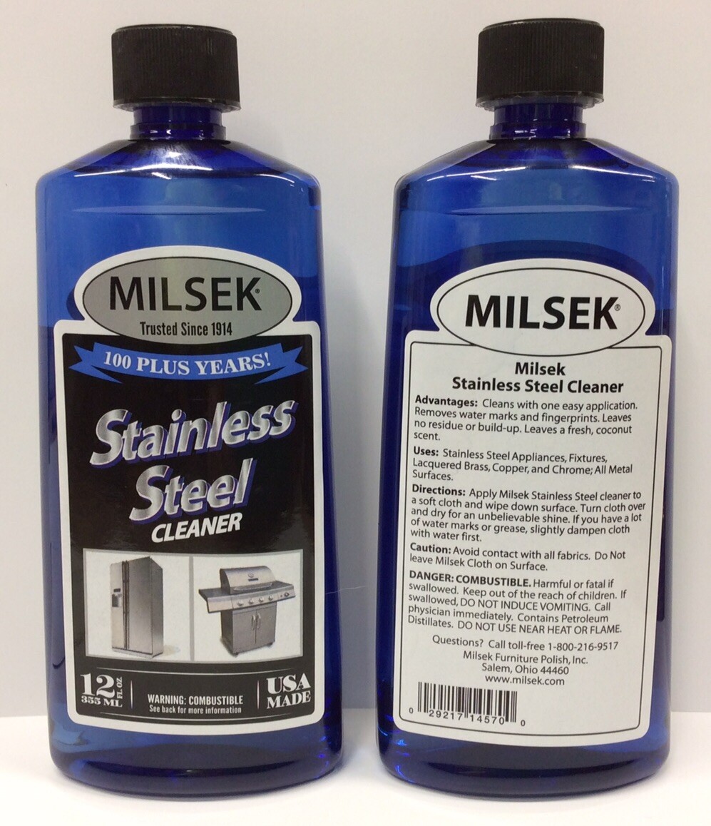 Milsek Polish Multi Purpose Cleaner Antique Restorer Vinyl Stainless Furniture