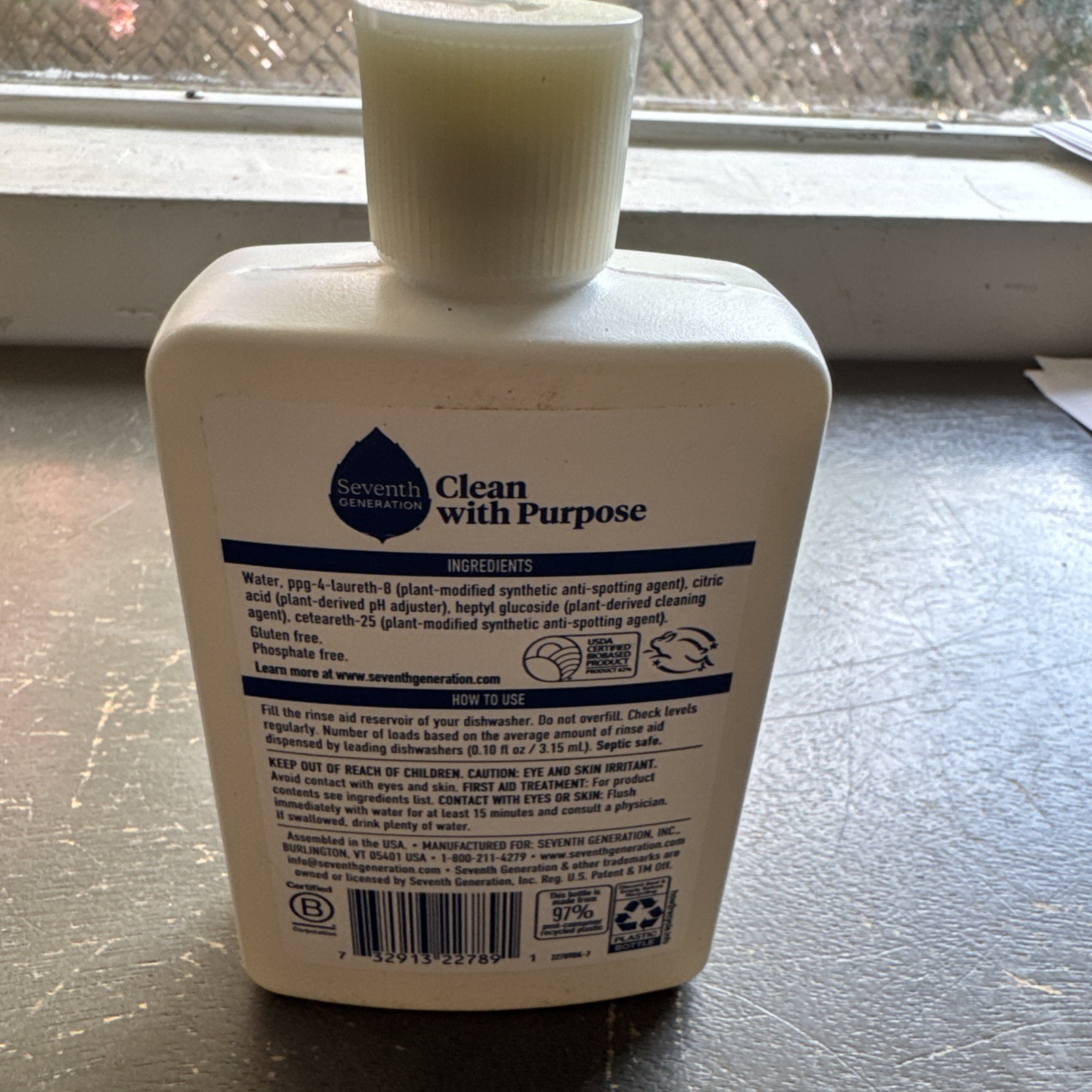 Power+, Rinse Aid, Fragrance Free , 75 Loads, 8 fl oz (236 ml)