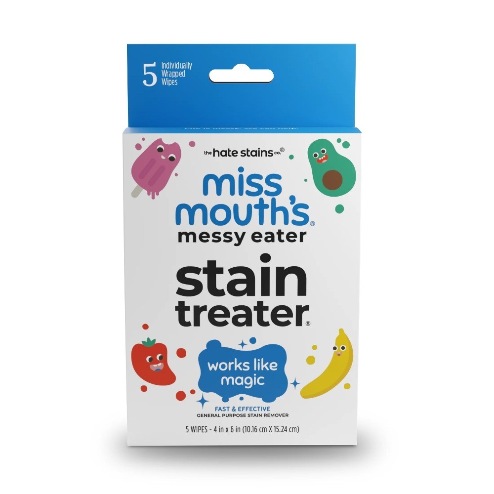 Stain Removing Wipes for Babies Kids Messy Eaters Food Grease Coffee Laundry