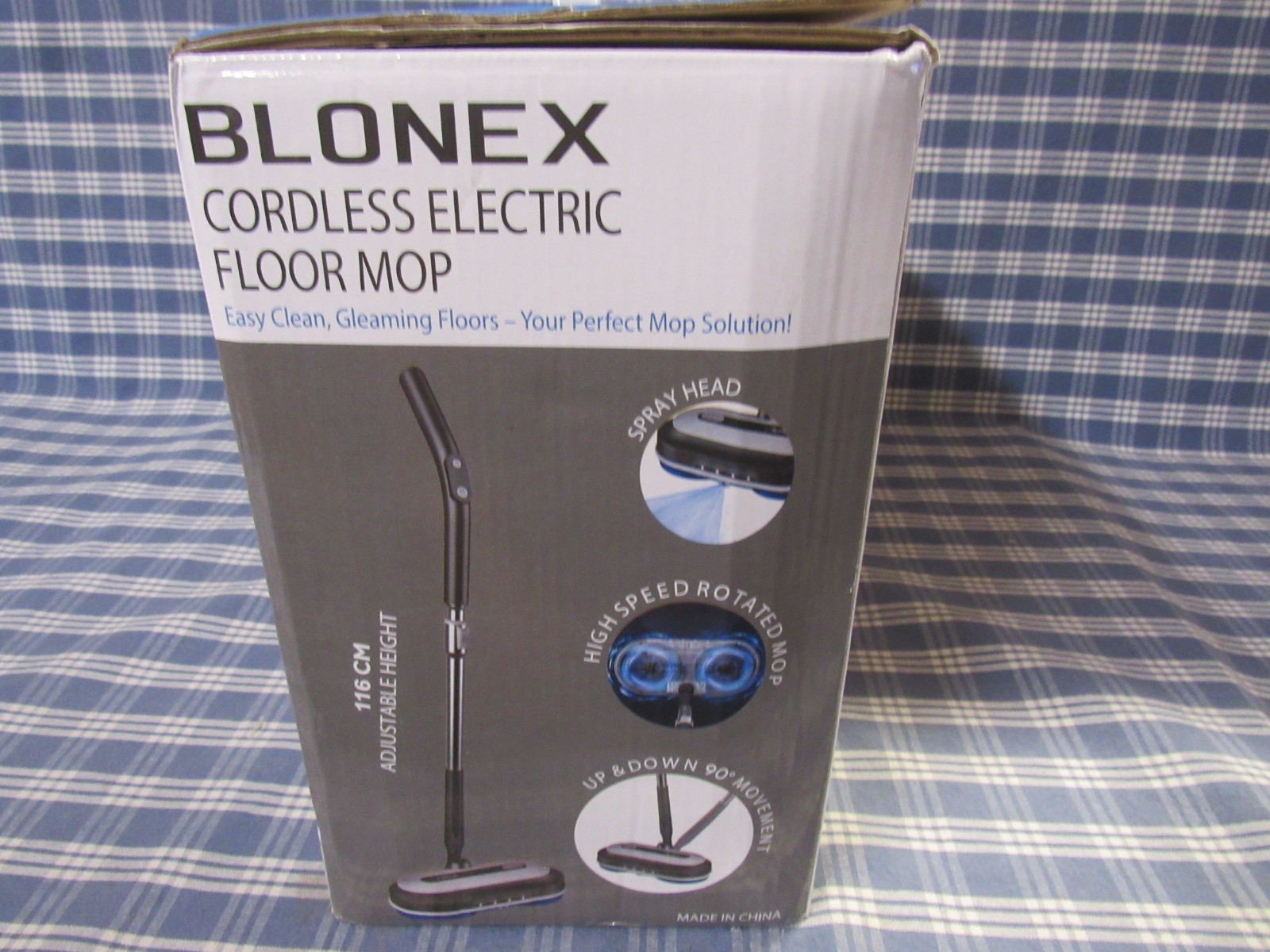 Blonex Cordless Electric Spin Floor Mop with LED (Store Display) FREE SHIPPING.