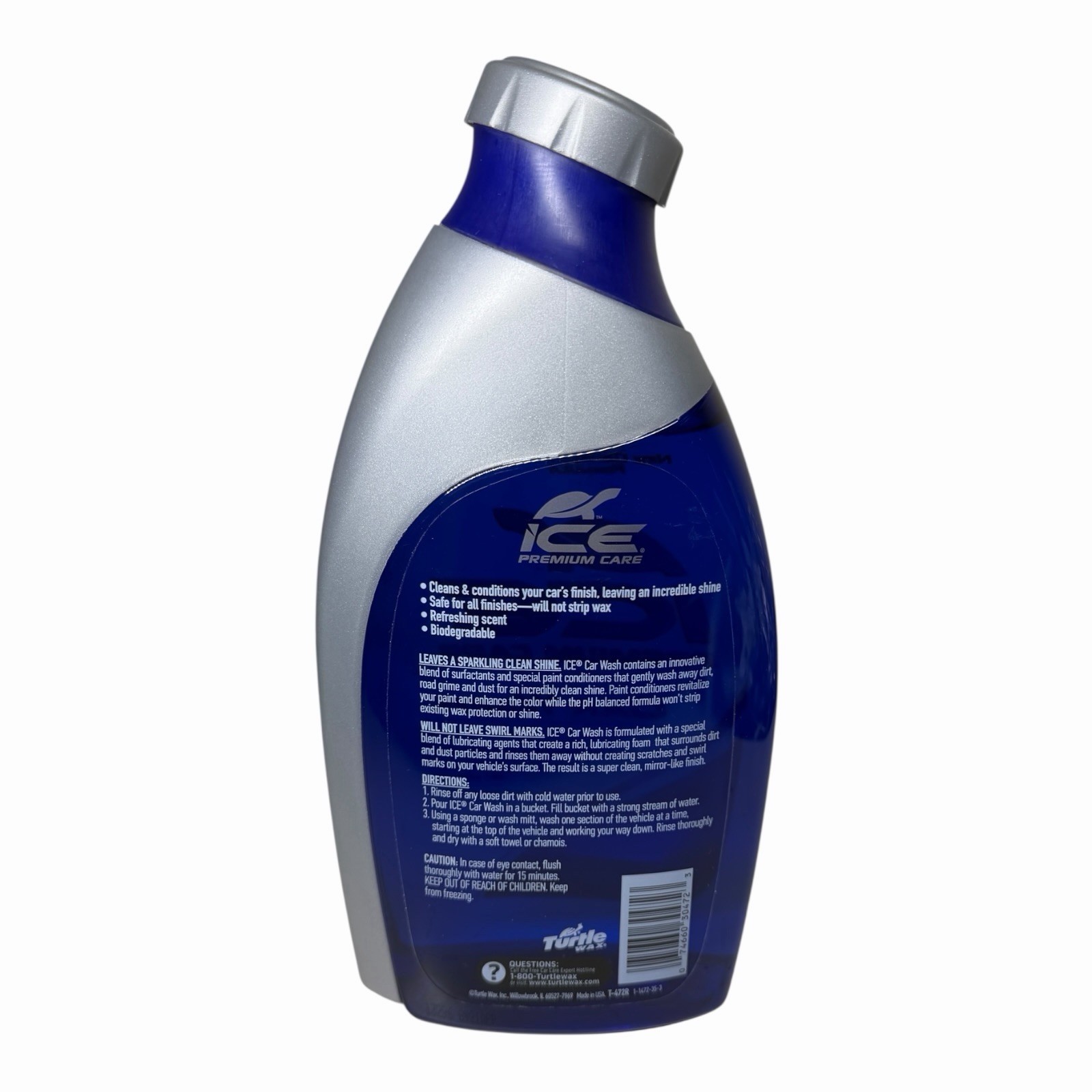 Turtle Wax ICE Premium Care Car Wash 2 In 1 T472 48oz Bottle DISCONTINUED