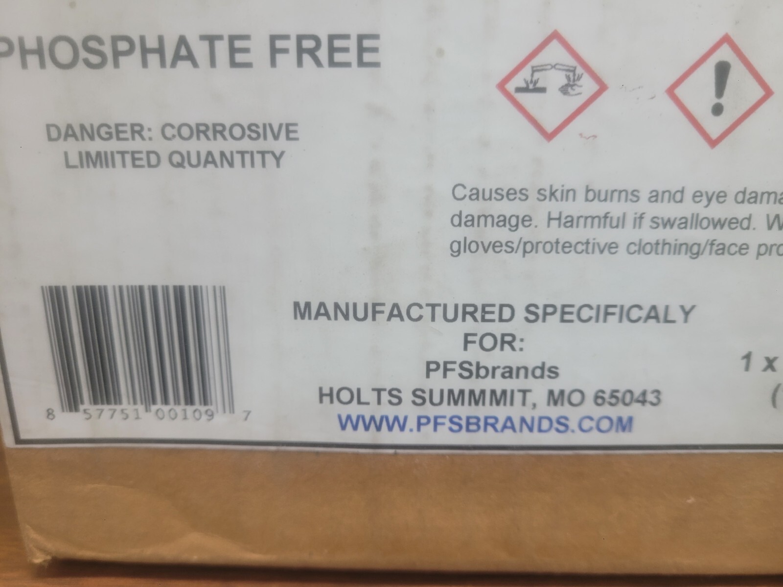PFS brands, Carbon Buster Fryer Boil Out, Carbon/Grease Cleaner, 10 lb