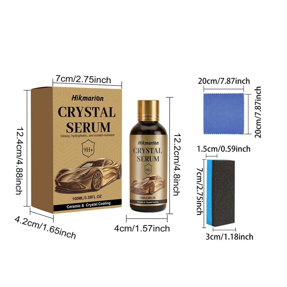 3X 300ML PTZ Crystal Serum–Advanced Graphene Ceramic Coating For Cars Brand new