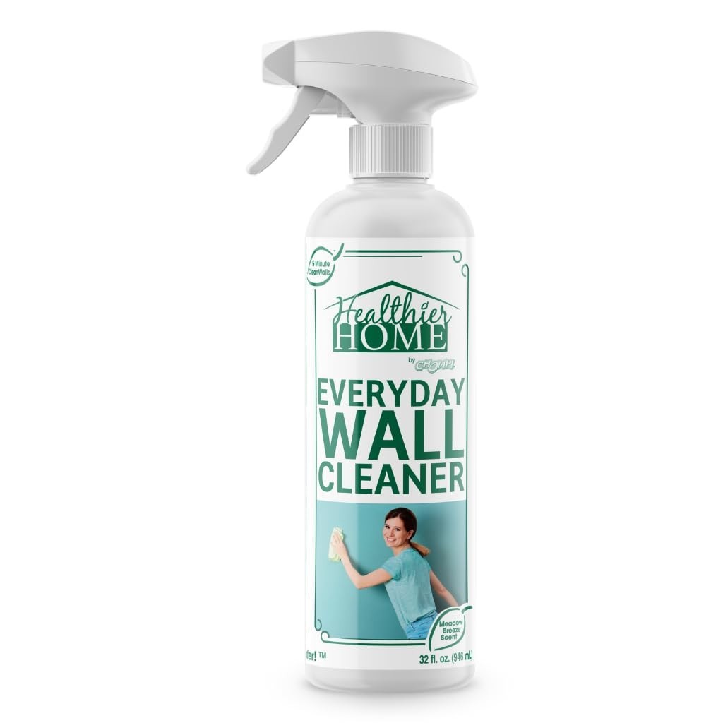 4-in-1 Wall Cleaner Spray – Fast 5-Minute Dirt, Dust & Odor Remover – 32 Oz