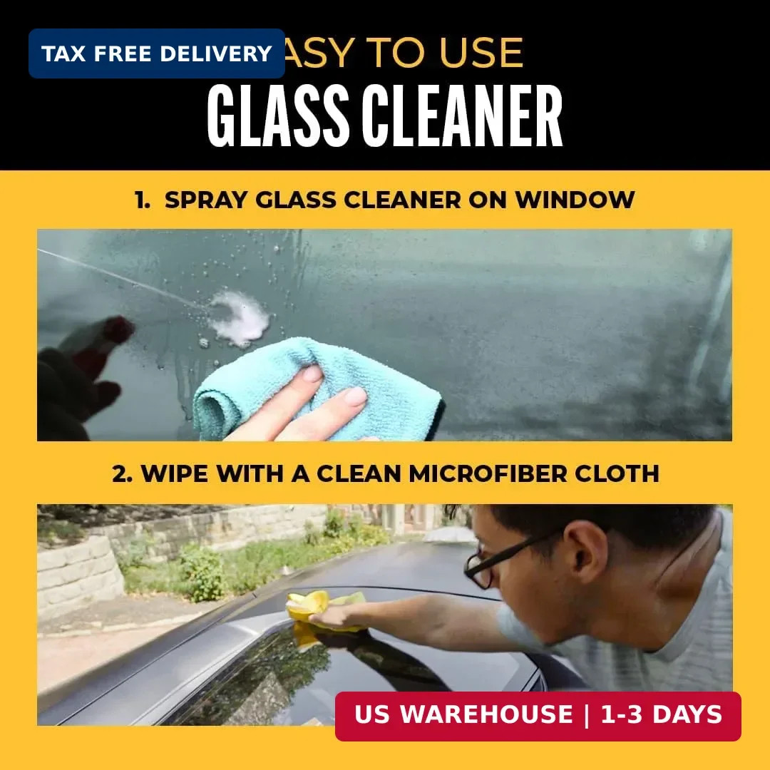 Legendary Glass Cleaner 16oz – Auto Window Cleaner Spray for Car Windows & Wi…