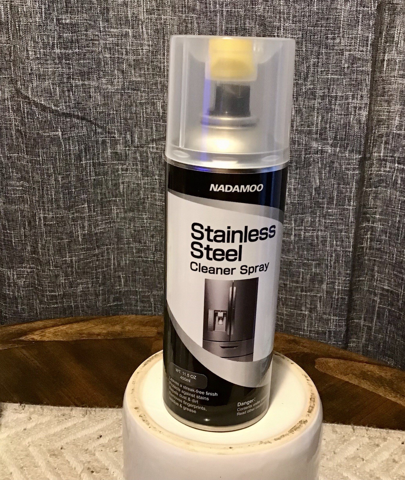NEW Nadamoo Stainless Steel Cleaner Spray – 11.5 fl oz – EXP 11/2/2027