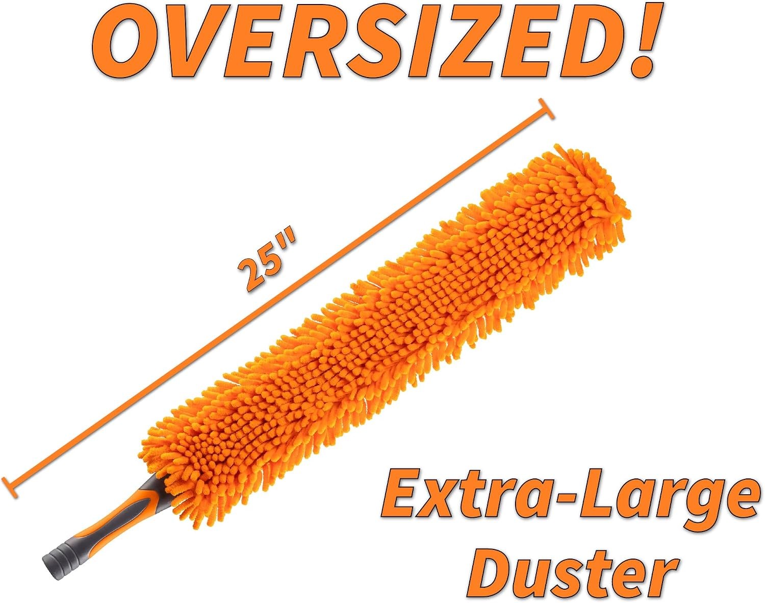 Flexible Ceiling Fan Cleaner Duster // Washable Fan Duster High Ceiling // Fits