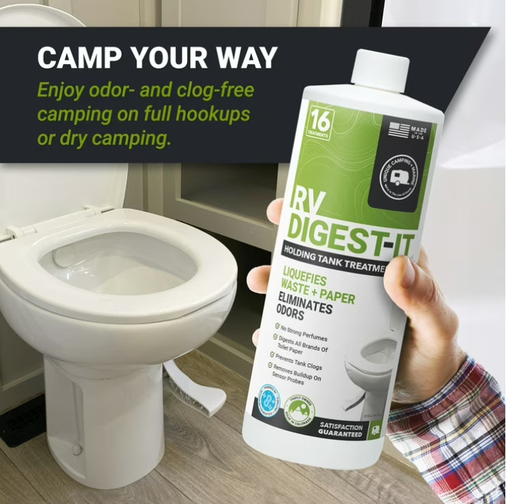RV Digest-It Holding Tank Treatment – Liquid 16 Treatments, 32 Oz.