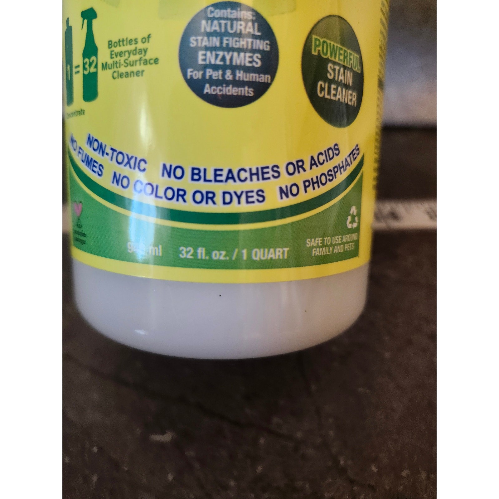 The Amazing Whip-It Concentrate Multi Purpose Miracle Cleaner Non Toxic 32 oz
