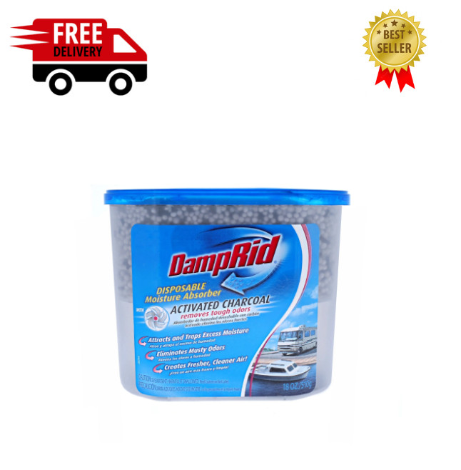 DampRid Moisture Absorber with Activated Charcoal for Boats & RVs 18 oz.