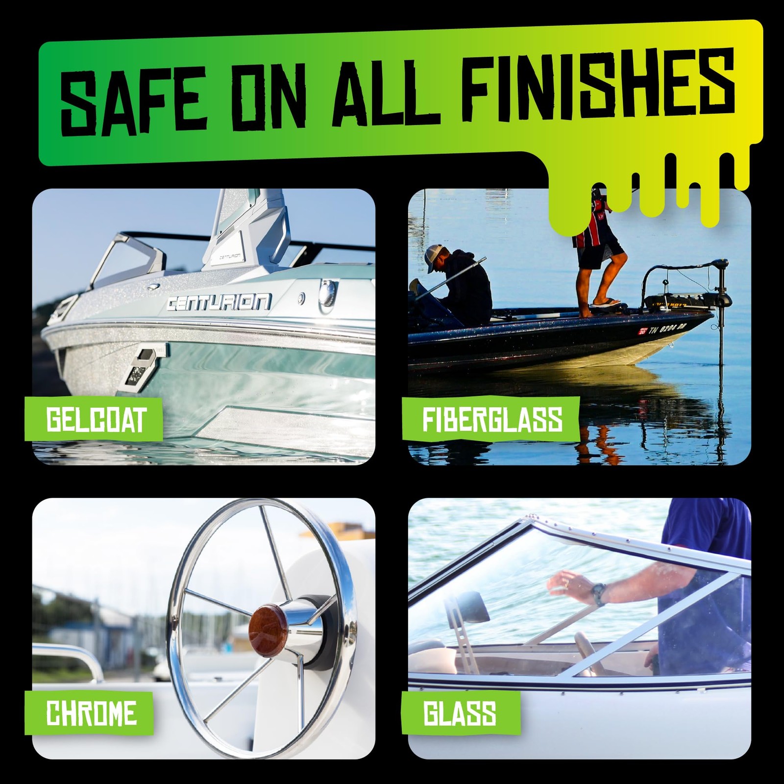 Boat Juice 2in1 Exterior Boat Cleaner & Protectant Spray | Water Spot Remover…