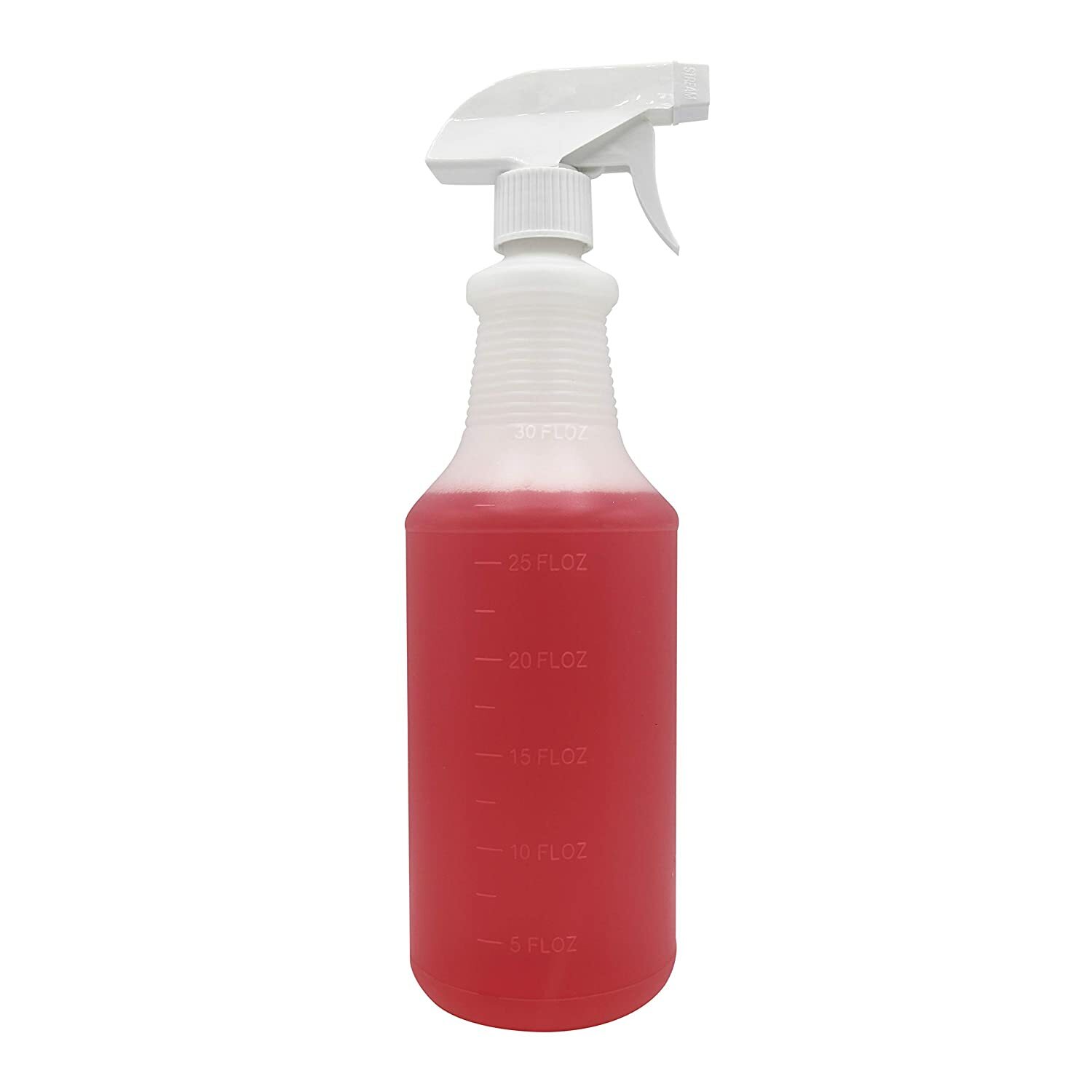 SupplyAID RRS-PSB32-4 Plastic (32 Oz, All-Purpose) HDPE Heavy Duty Spray Bottles