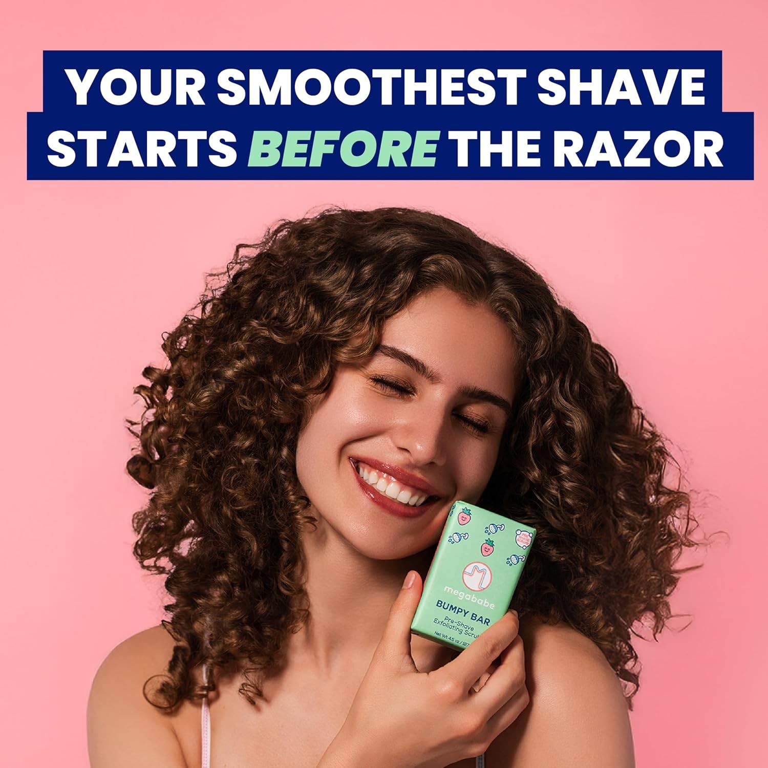 Bumpy Bar | Pre-Shave Exfoliating Scrub | with Shea Butter,