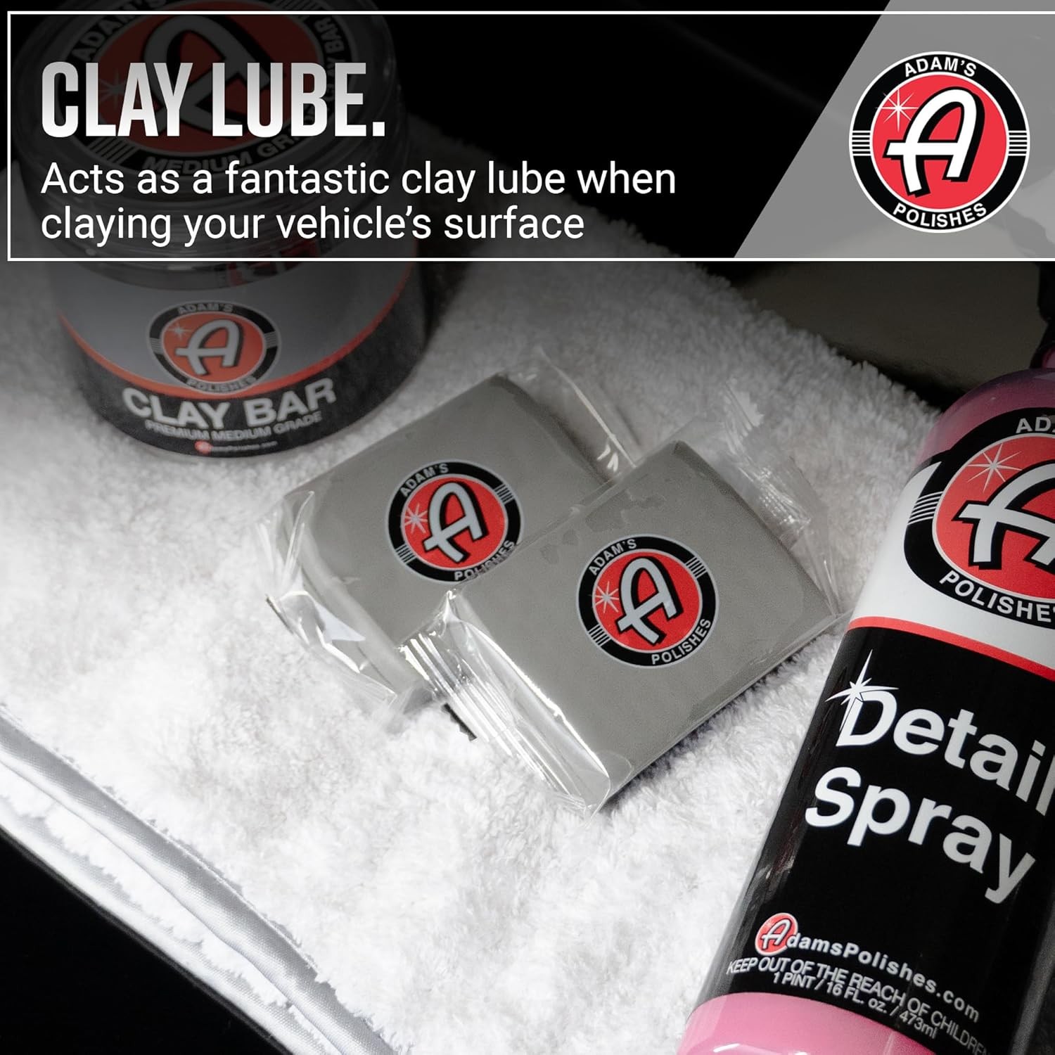 Adam’s Polishes Detail Spray – Quick Waterless Detailer Spray For Car Detailing,