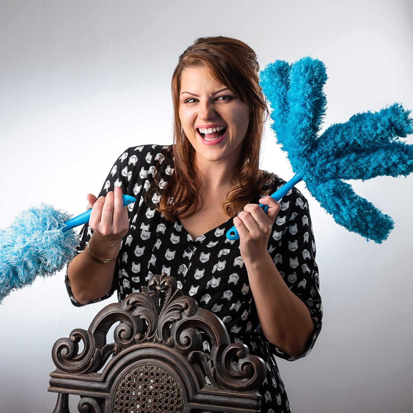 Extendable Washable Microfiber Duster and Blind Cleaner w/Pivoting Head and E…