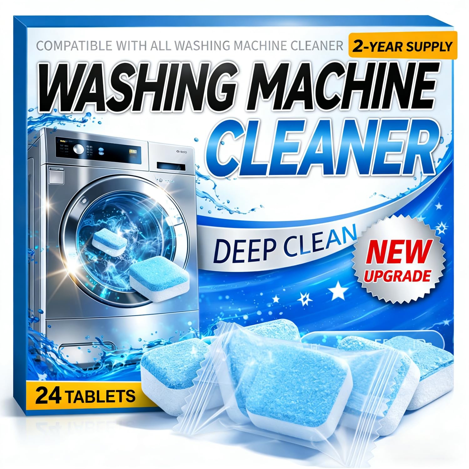 Enzyme Washing Machine Cleaner Tablets Protease Laundry Machine Cleaner