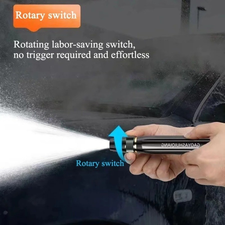 2026 Upgraded Home High-Pressure Car Wash Water Gun Booster Nozzle for Car &Lawn