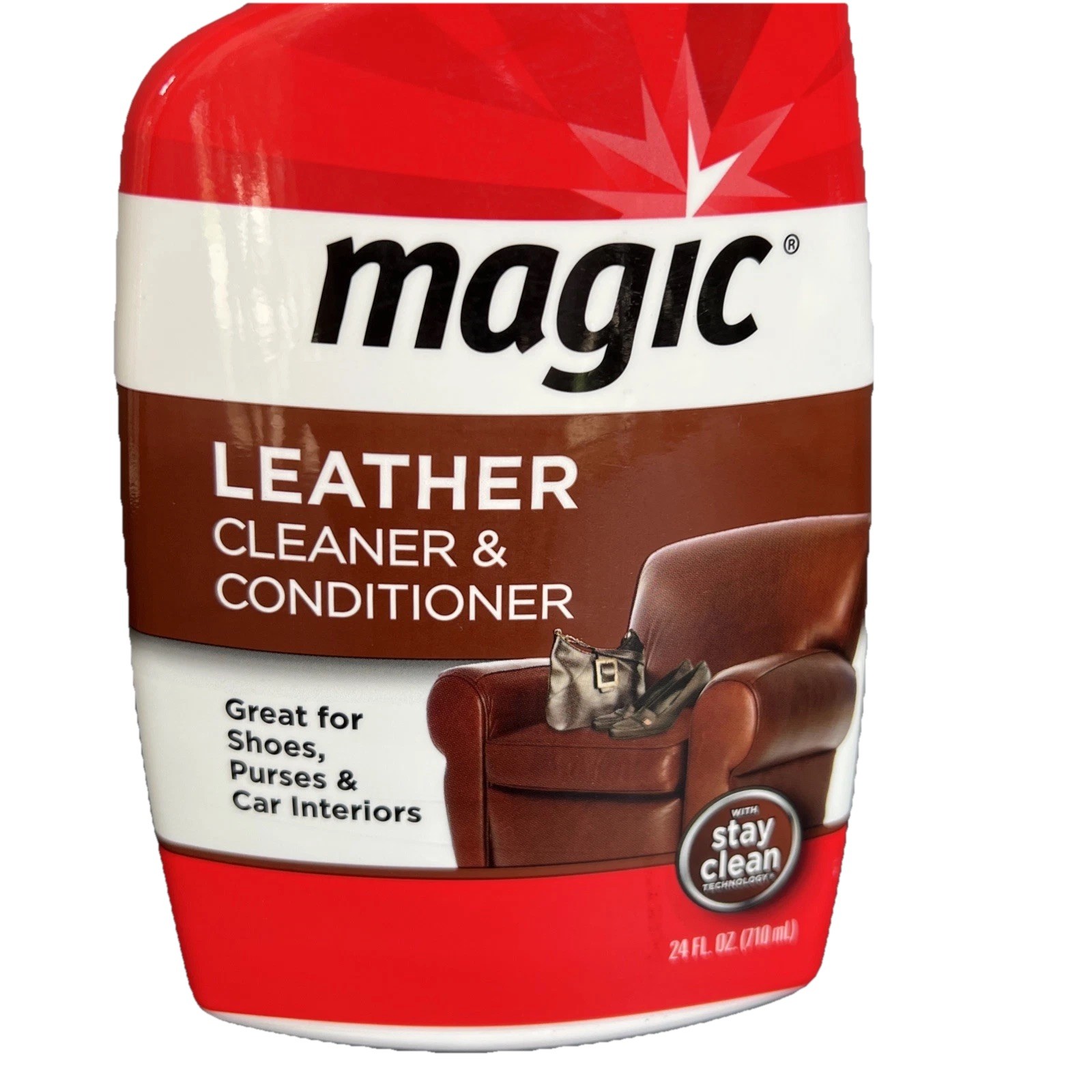 MAGIC Leather Cleaner and Conditioner 24 fl oz BRAND NEW Shoe Purse HTF RARE