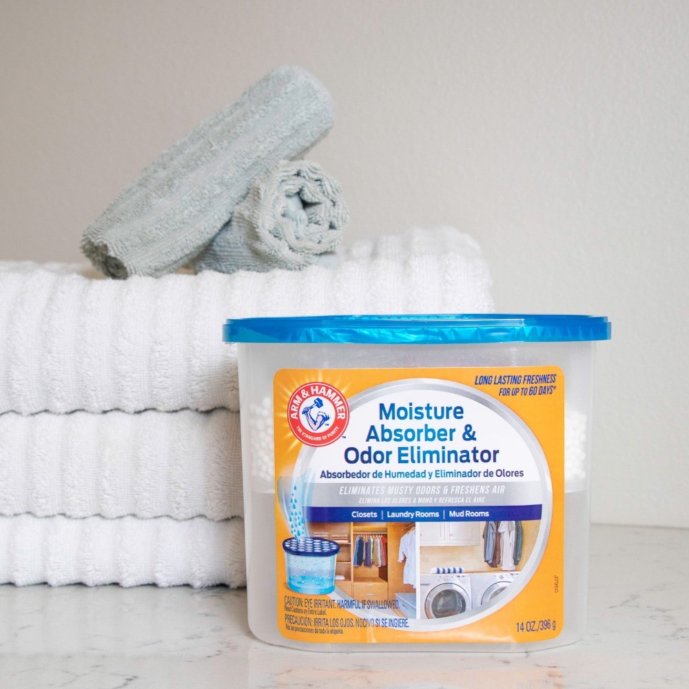 (3 pack) Fragrance Free Disposable Moisture Absorber 14 oz. Tub