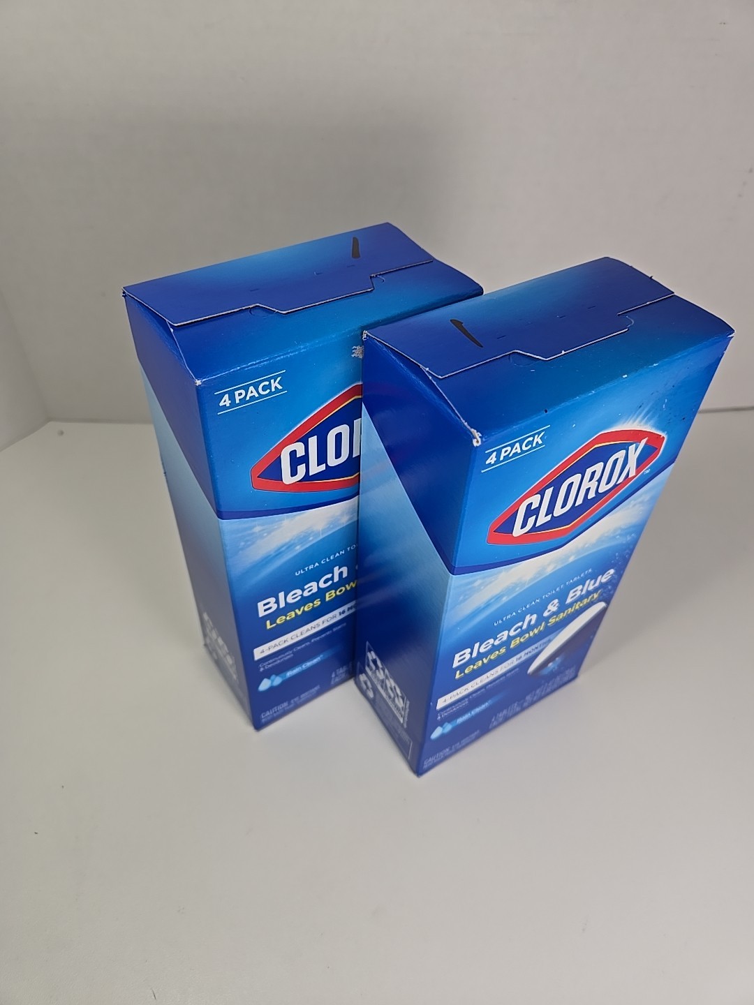2 – 4 Count Ultra Clean Toilet Tablets Bleach & Blue Rain Clean