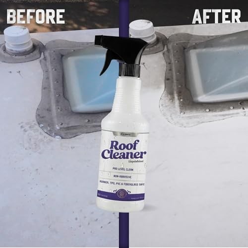 Roof Cleaner RV Roof Cleaner with UV Protection, Removes Dirt & Grime, Safe for