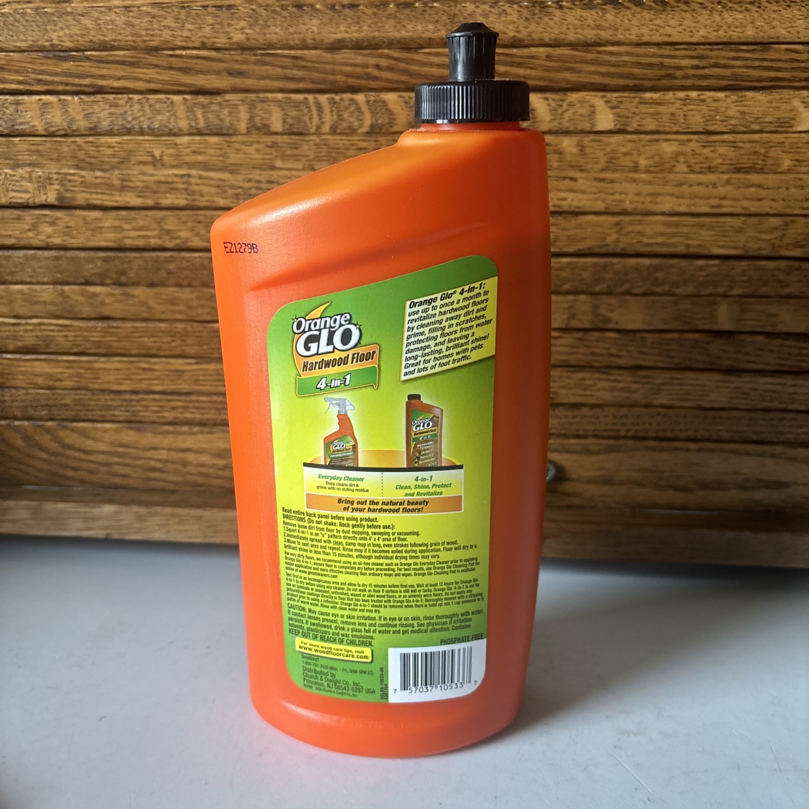 Orange Glo 4-in-1 Monthly Polish Hardwood Floor Shine & Protect 32oz – New