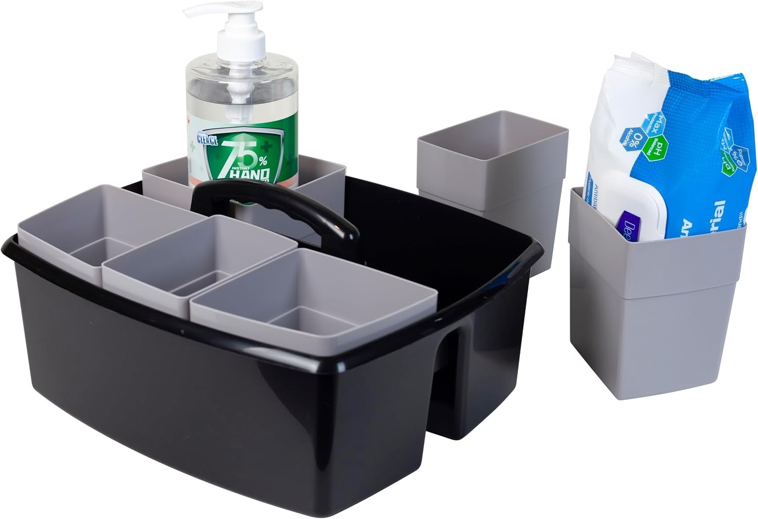 Versatile 2-Compartment Cleaning Caddy – Perfect for Home or Professional Use