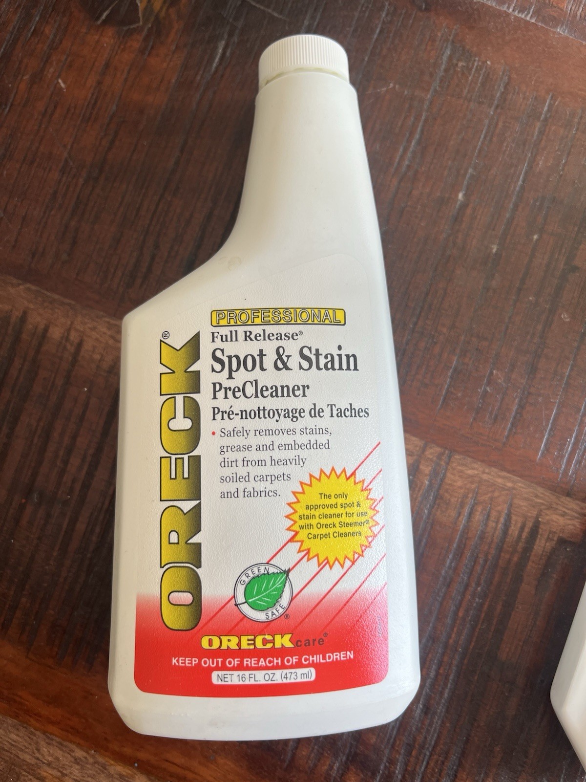 Oreck Professional Full Release Allergen Control Carpet Cleaner 16oz Steemer NEW