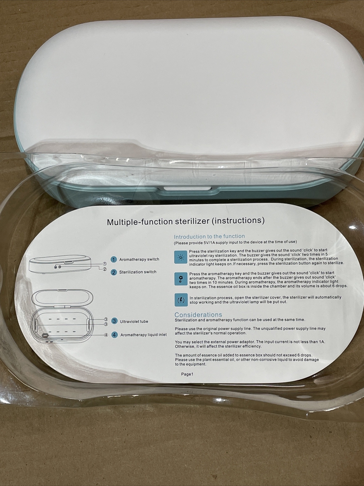 UV Light Sanitizer Box