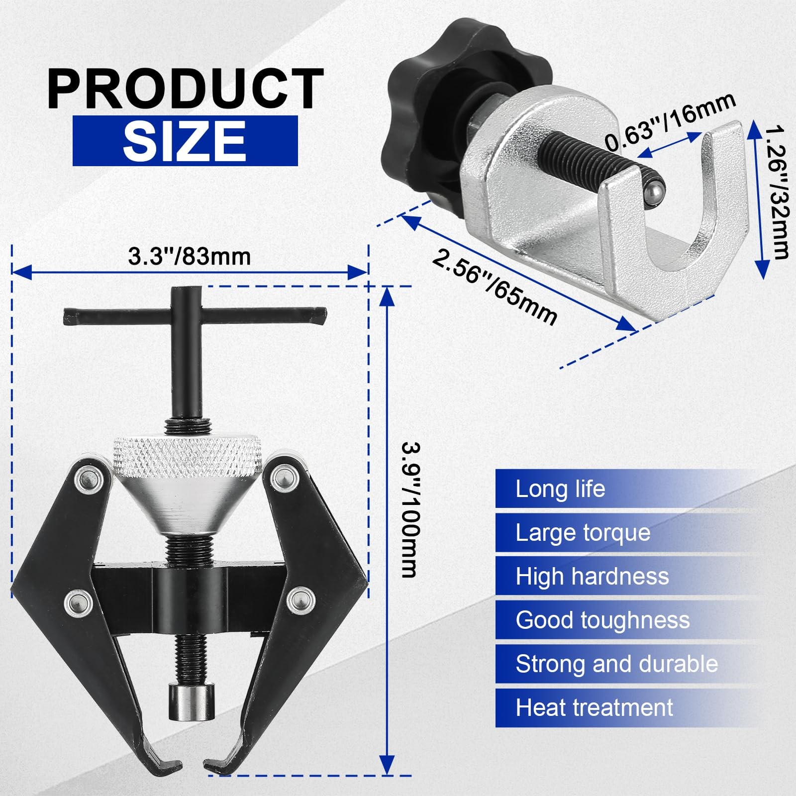 HeavyDuty Battery Terminal Wiper Arm Puller 628mm for Car Repair