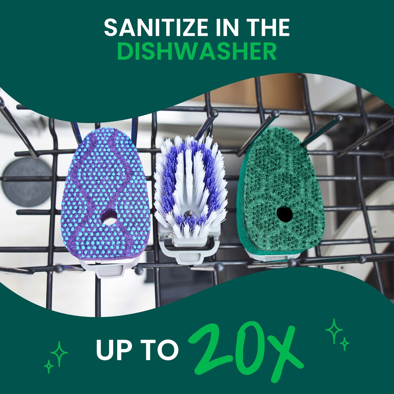Odor-Resistant Soap Control Brush Refill Cartridges 2-Pack for Automatic