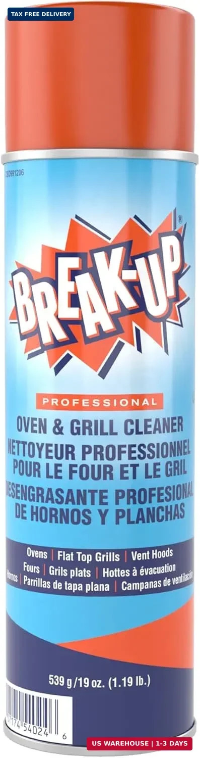 Diversey Break-Up Professional Oven & Grill Cleaner, Heavy Duty Grease Remover f