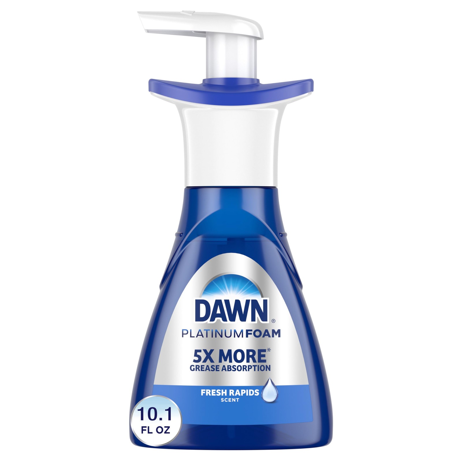 Ultra Platinum Foam Dishwashing Foam, Fresh Rapids Scent, 10.1 fl oz (Packagi…