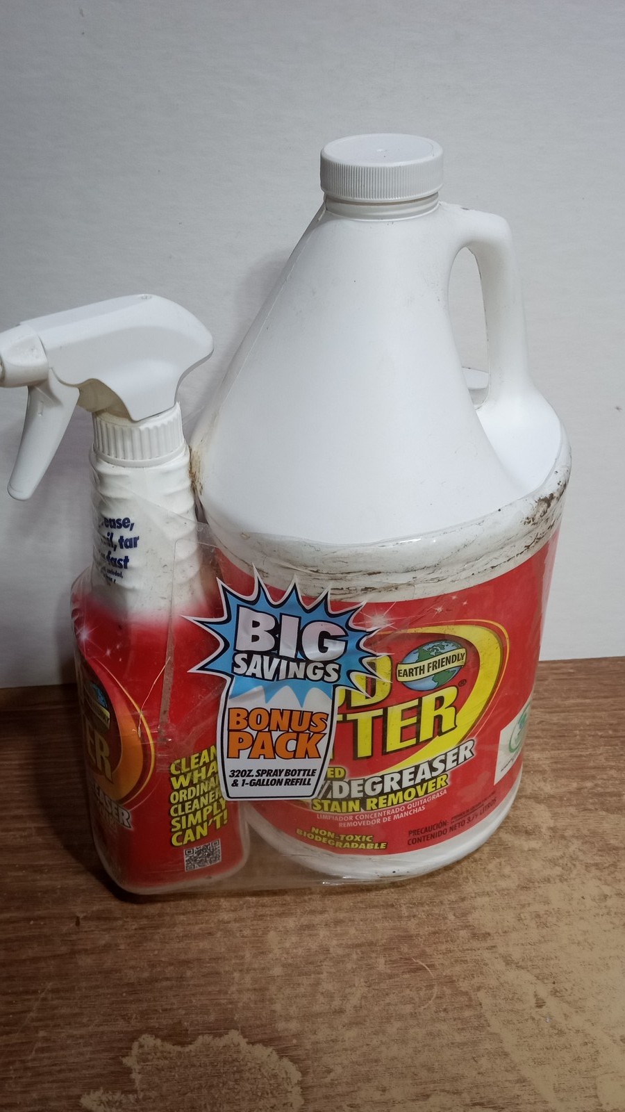 Krud Kutter Concentrated Cleaner Degreaser Stain Remover Bonus Pack 1 Gallon +