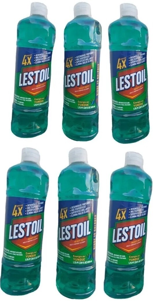 LESTOIL YUNQUE FOREST SCENT HEAVY DUTY MULTI-PURPOSE DEGREASER CLEANER 6pk-28oz