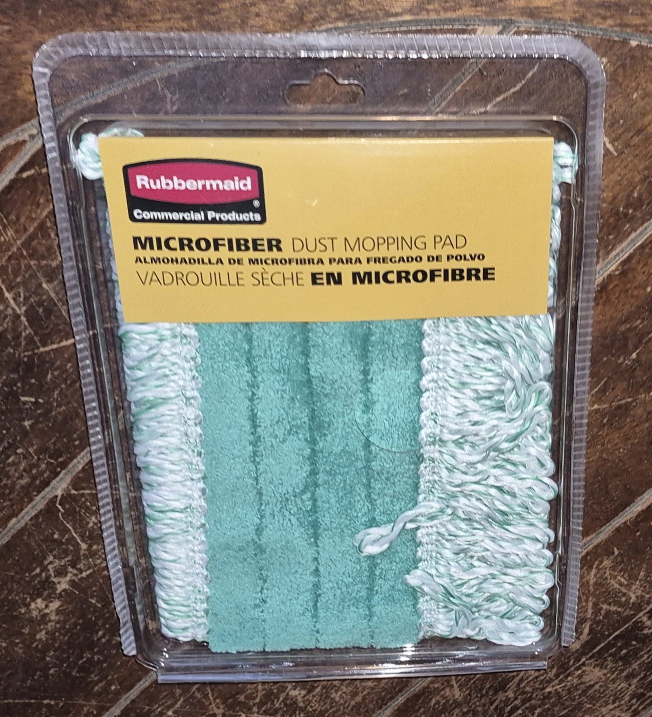 RUBBERMAID 18in Microfiber Dust Mopping Pad *Machine Washable* #FGQ40820GR00