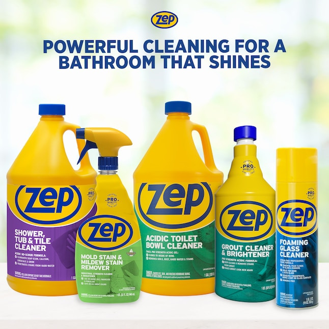 Zep Acidic Toilet Bowl Cleaner Professional-Grade Acidic Gel – 32 fl oz
